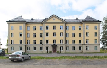 Fasad av entrÃ©sidan