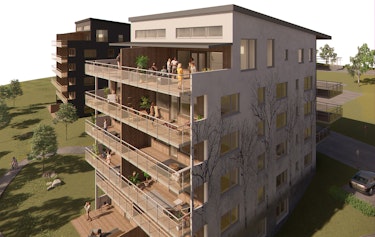 Vy Ã¶ver balkongerna