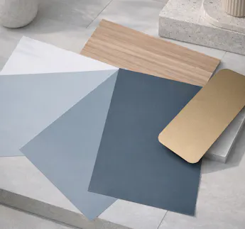 Inredningsarkitektur och färgsättningar