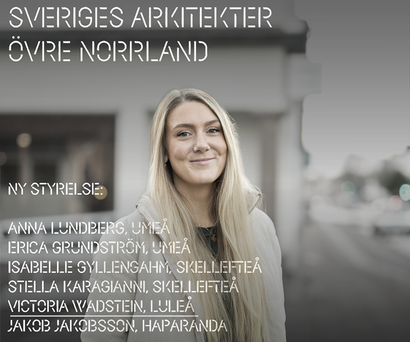 Victoria invald i styrelsen för Sveriges Arkitekter Övre Norrland