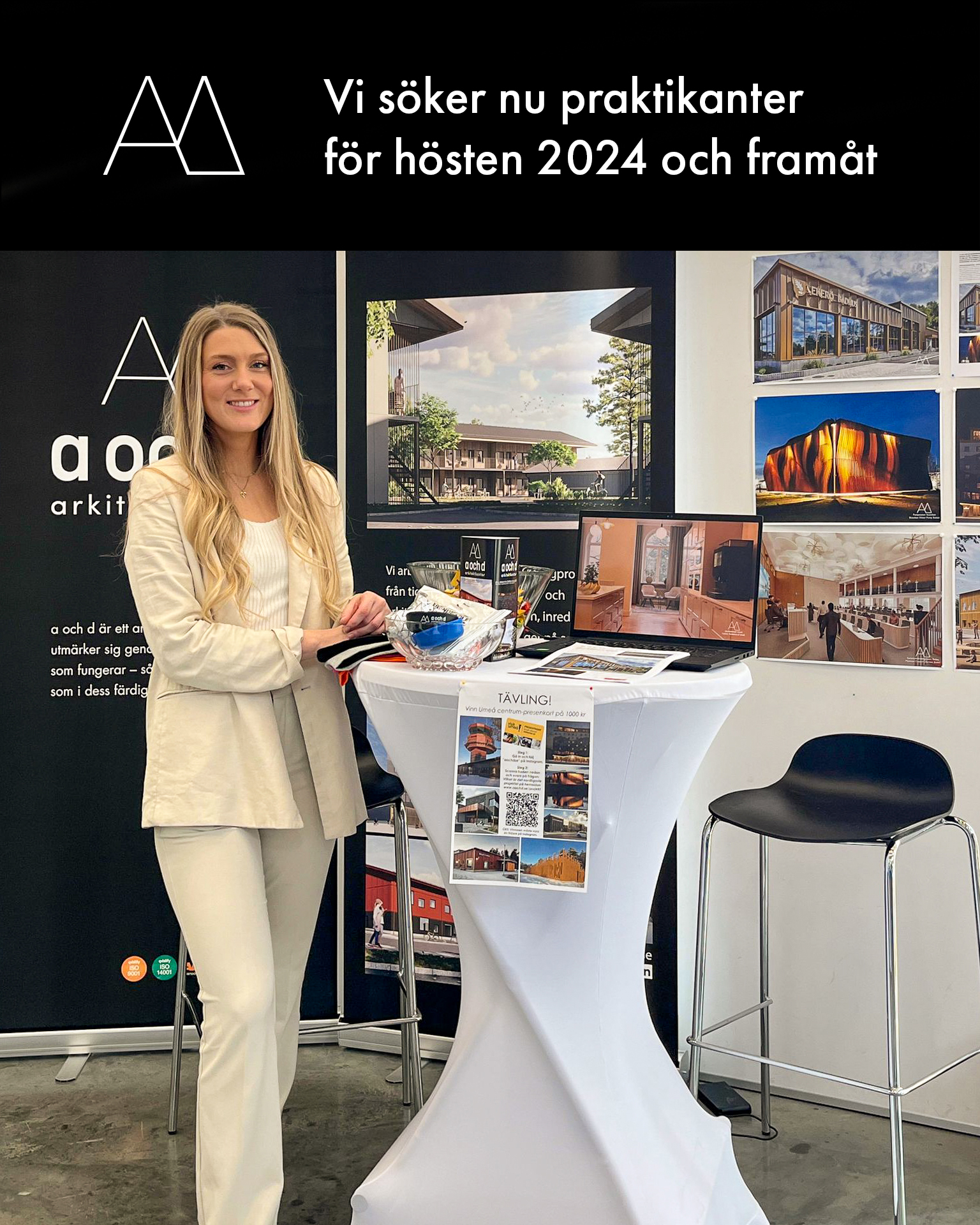 Vi söker arkitektpraktikanter för perioden hösten -24 till sommaren -25!