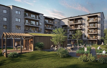 Vy Ã¶ver gÃ¥rdshus