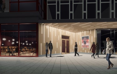 Vy Ã¶ver entrÃ©n frÃ¥n mitten